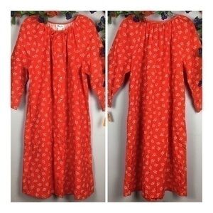 NWT VINTAGE TOMMIES COTTON Robe Duster Cover House Dress Coat Pajamas Medium